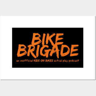 Bike Brigade in Orange Posters and Art